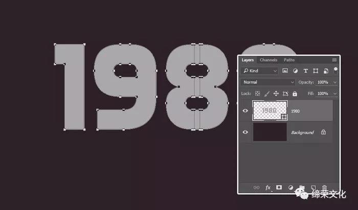 懷舊文字，用PS制作80年代文字效果