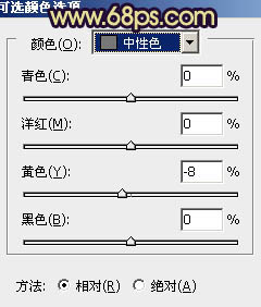 ps處理山野人物圖片橙黃的秋季色