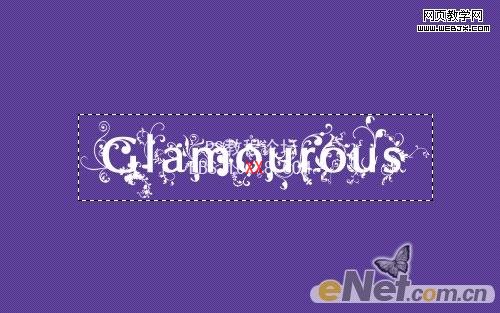 Photoshop文字特效教程:Glamourous文字