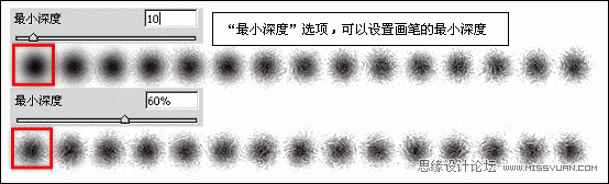 ps新手教程：实例解析画笔工具中的纹理