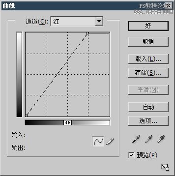 ps大师之路:单独调整通道曲线