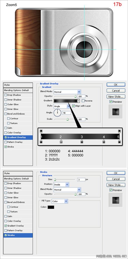 Photoshop CS3鼠繪教程:數碼相機