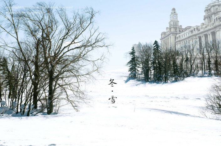 溶圖效果，帶你去英國看雪