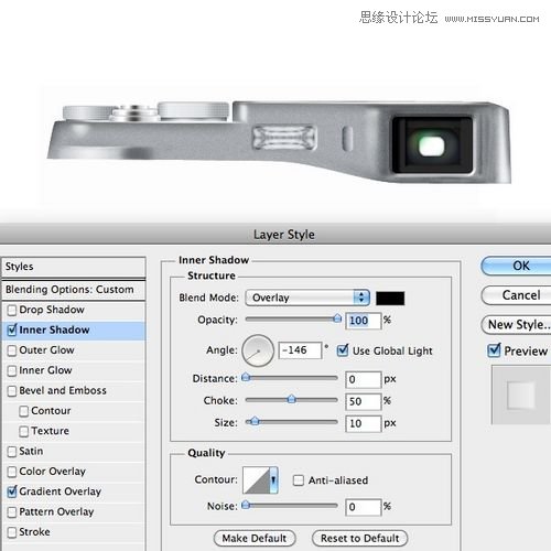 ps畫逼真富士X100相機