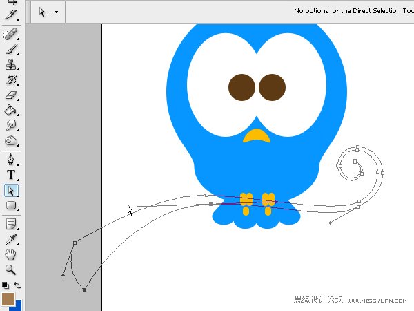 ps绘制漂亮的Twitter小鸟图标