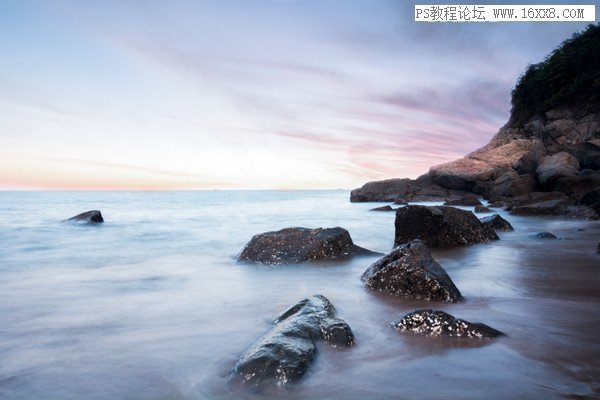 風光照片，用PS調出通透的海景照片