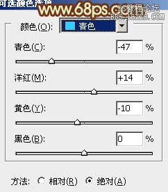 ps暗橙色风格调色教程