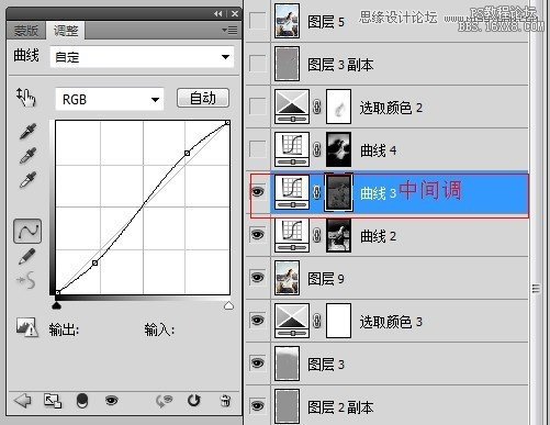 ps調出外景人像高對比度冷色效果