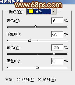 ps非主流橙黄色外景图片