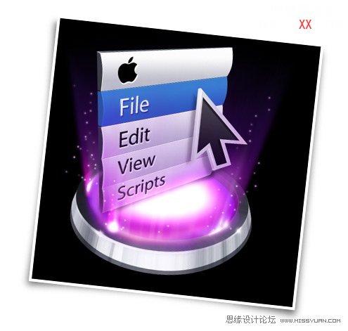 Photoshop制作Mac风格的程序导航图标