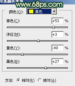 ps處理外景美女圖片好看的暗調青綠色