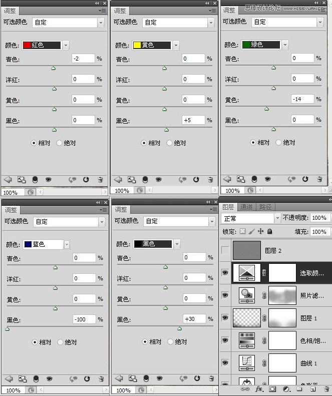 PS照片处理成淡黄色