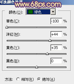 ps調出樹林女孩圖片柔美的暖色調