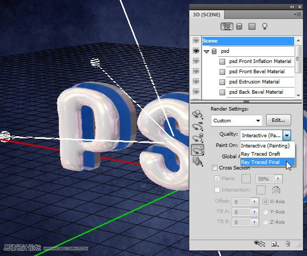 ps制作塑料效果的立體字教程