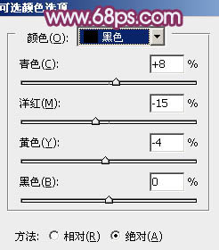 ps给草地MM图片添加柔美的橙褐色