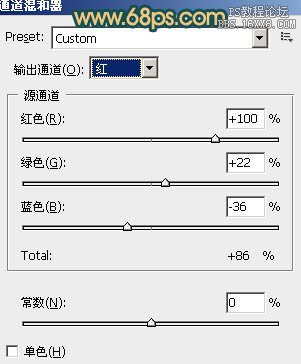 Photoshop調(diào)出草地人物圖片柔美的暗調(diào)橙紅色