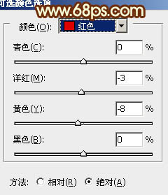 ps非主流橙黄色外景图片