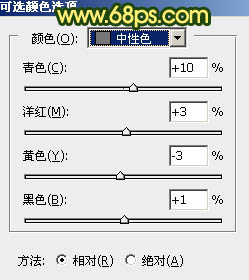 黃色調(diào)，調(diào)出黃褐色人像照片