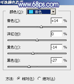 藍色調，ps調出亮眼的淡藍色調照片