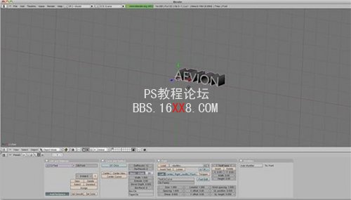 PS打造炫丽的3D文字和X光射线个性海报