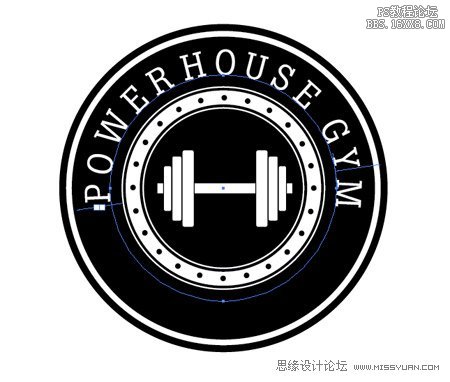 ps设计复古风格的LOGO教程