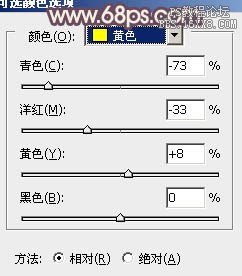 ps處理美女外景圖片淡橙色調色教程