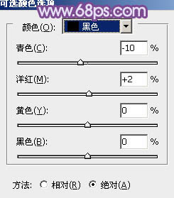 ps非主流藍紫色粉調效果