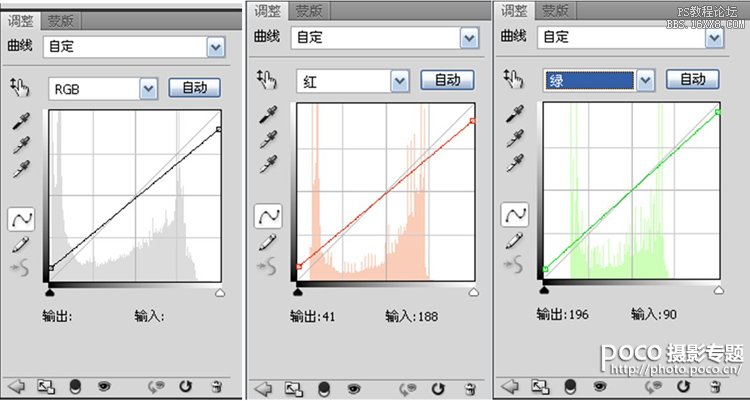 PS淡雅人像調色方法