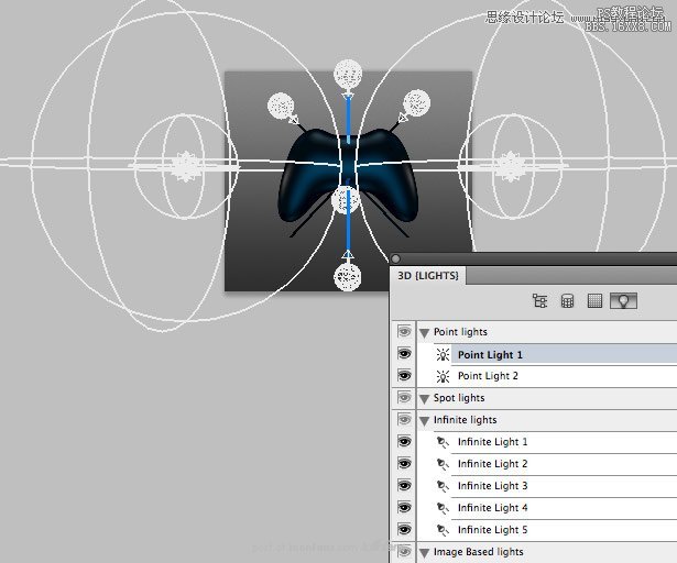 Photoshop的3D功能绘制游戏手柄