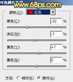 ps黄褐色非主流特效