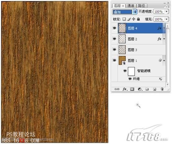 Photoshop教程:打造逼真木纹质感效果