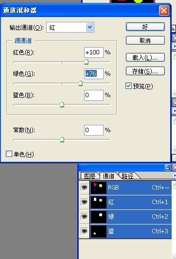 ps新手教程：深入浅出说通道混合器