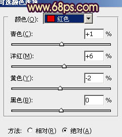 ps給綠色外景人物圖片增加柔和的橙黃色