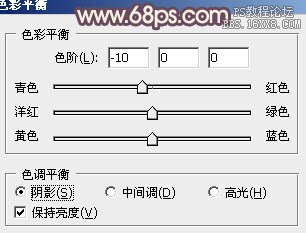 ps處理美女外景圖片淡橙色調色教程