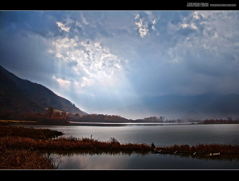 ps cs6调出风景照片绚丽光彩效果教程