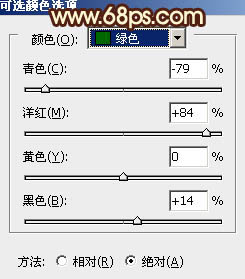 ps调出草地人物图片柔美的黄褐色