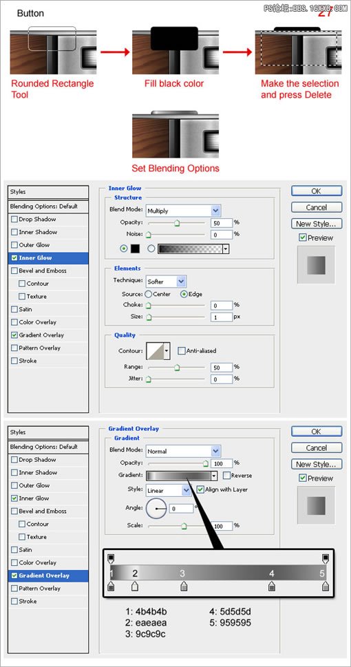 Photoshop CS3鼠繪教程:數碼相機