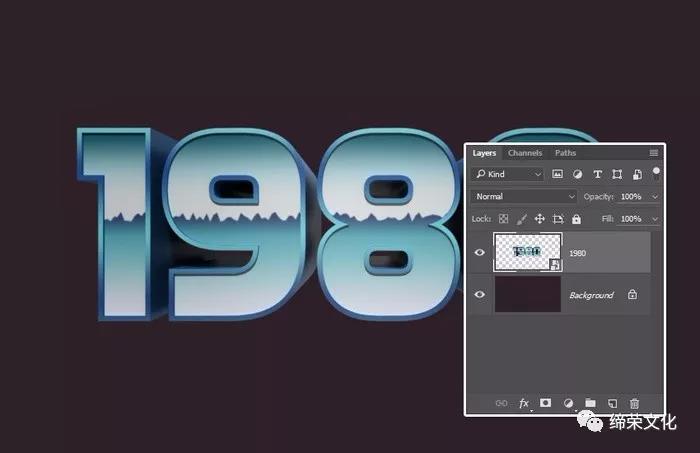 懷舊文字，用PS制作80年代文字效果