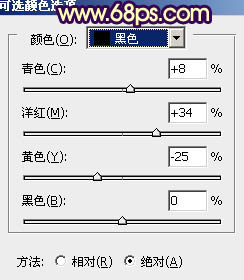 Photosho打造好看的橙黄色秋季图片