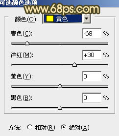 ps非主流经典暗调青黄色