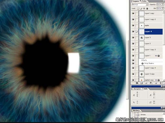 photoshop如何畫(huà)眼睛瞳孔