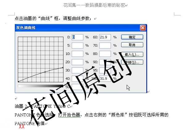 PS为黑白片上色的另类方法：双色调压印颜色