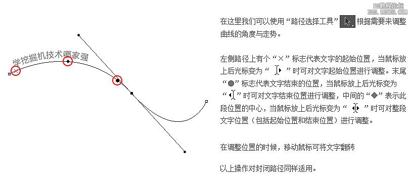 教你怎样用路径文字排版