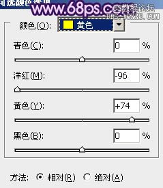 ps处理树林人物图片流行的日韩粉蓝色