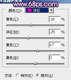 ps調出草地MM圖片柔和紫紅色