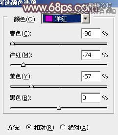 ps處理美女外景圖片淡橙色調色教程