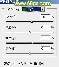 ps调暖褐色非主流色调