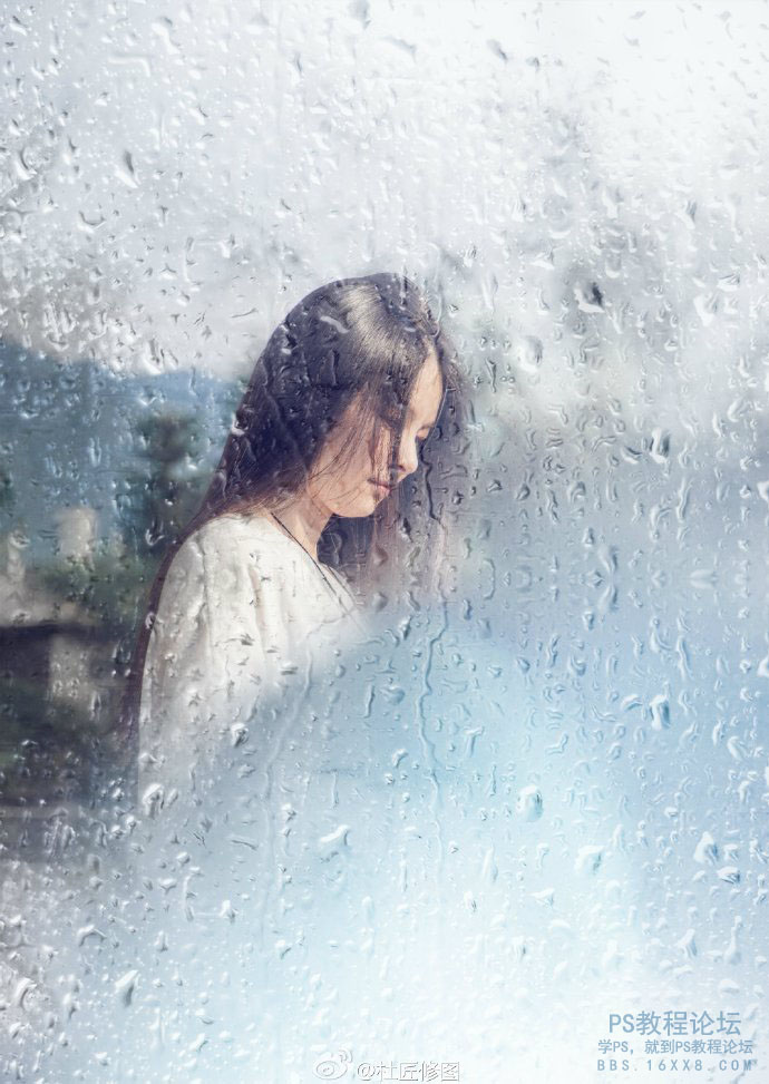 水霧效果，制作雨天水霧玻璃拍攝效果