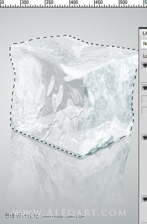 ps CS5利用3D功能打造逼真冰冻樱桃特效