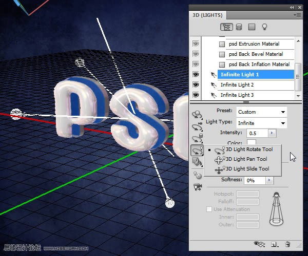 ps制作塑料效果的立体字教程